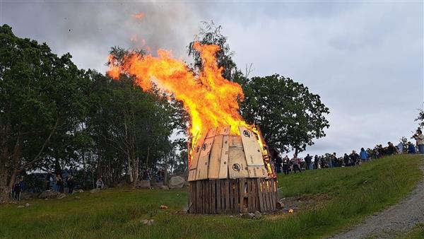 Stort bål til sankthans