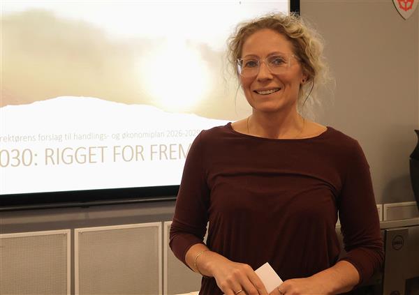 Kommunedirektøren i Strand Heidi Klaveness